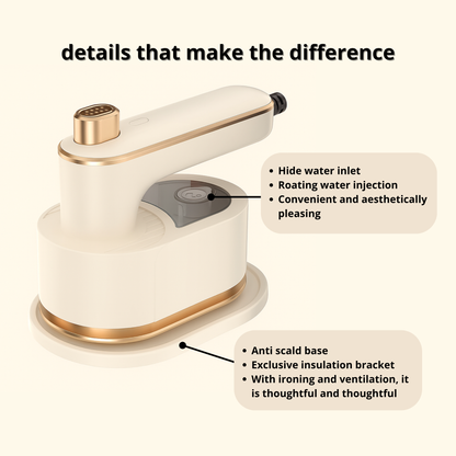 Professional Mini Steam Iron Handheld Portable - Mini plancha de vapor portatil de mano